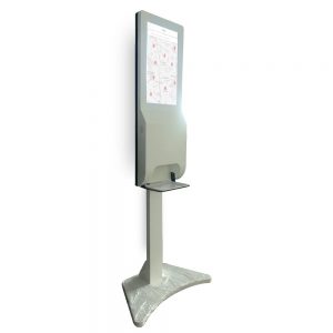 Hand Sanitizer display Soap Spray Sanitizer Totem Touch Screen Kiosk