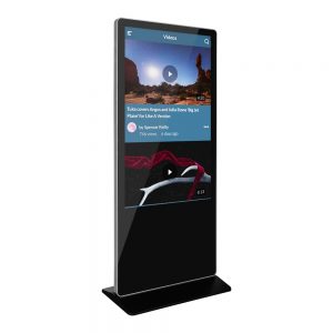 Digital signage lcd touch screen totem kiosk