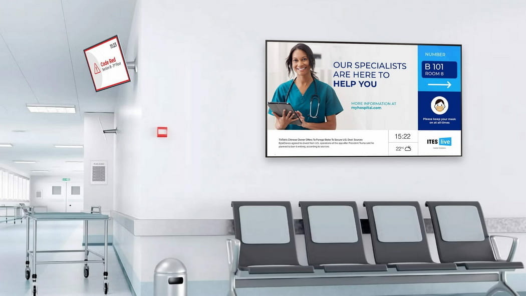 Impact of Digital signage in healthcare 102 min Impact of Digital signage in healthcare