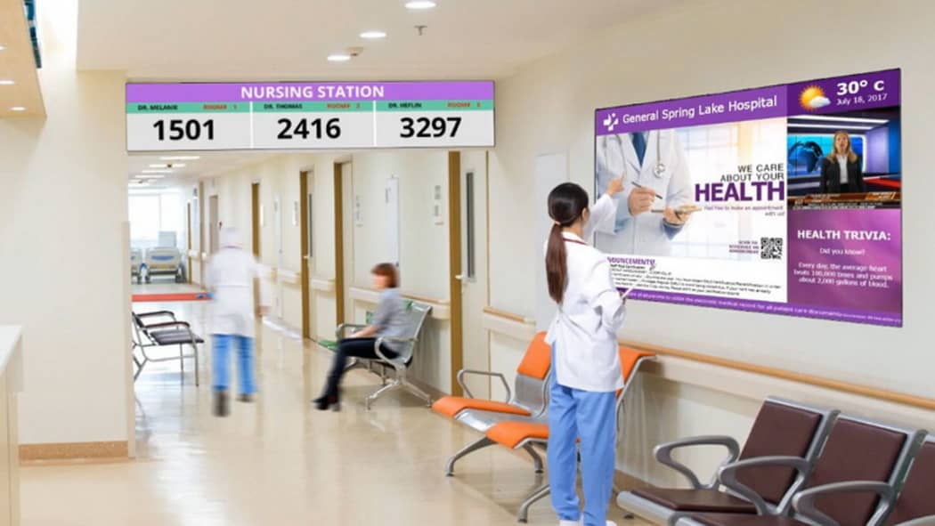 Impact of Digital signage in healthcare 104 min Impact of Digital signage in healthcare