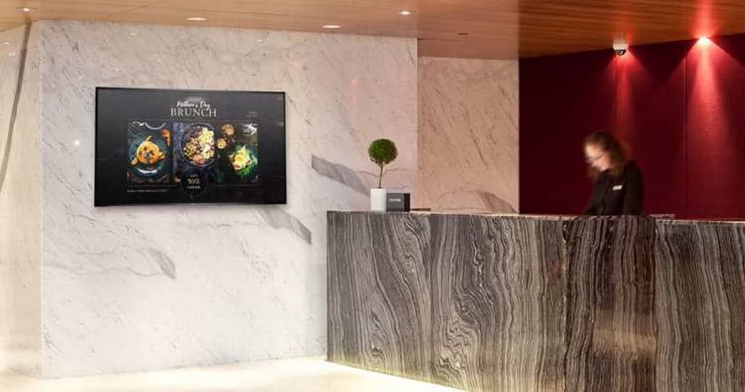 Hotel Lobby Digital Signage 102 min Hotel Lobby Digital Signage