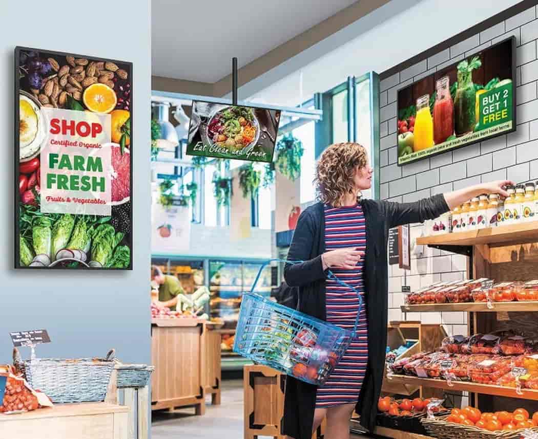 Supermarket Digital Signage Boosts Sales 104 min Supermarket Digital Signage Boosts Sales