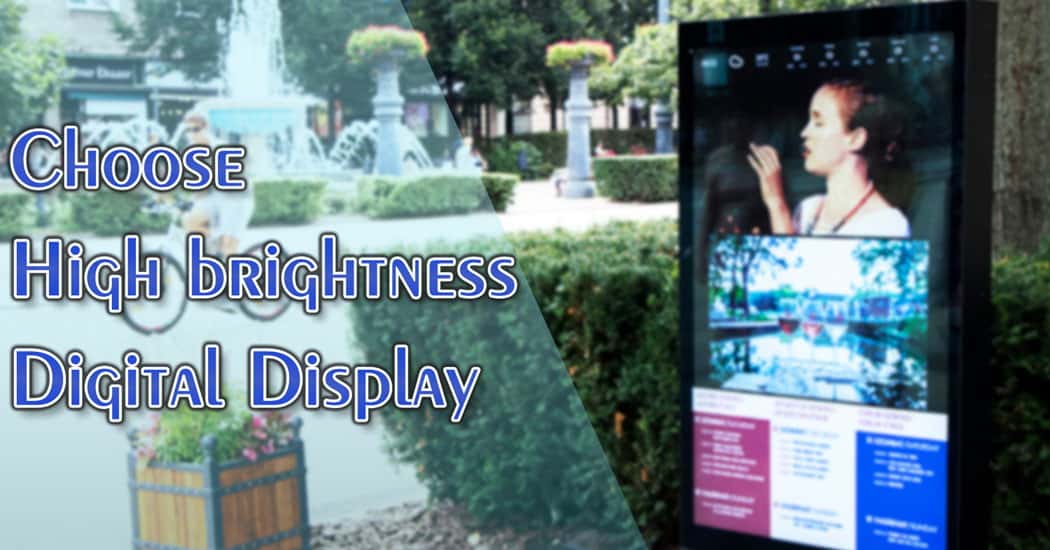 Choose High brightness Digital Display