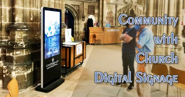 Community with Church Digital Signage