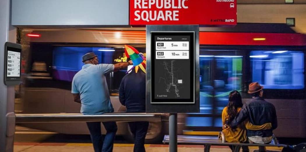 Digital Signage LCD Display in Transportation 102 min Digital Signage LCD Display in Transportation