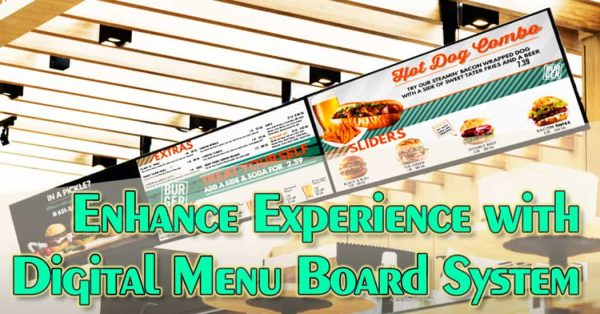 Enhance Experience with Digital Menu Board System