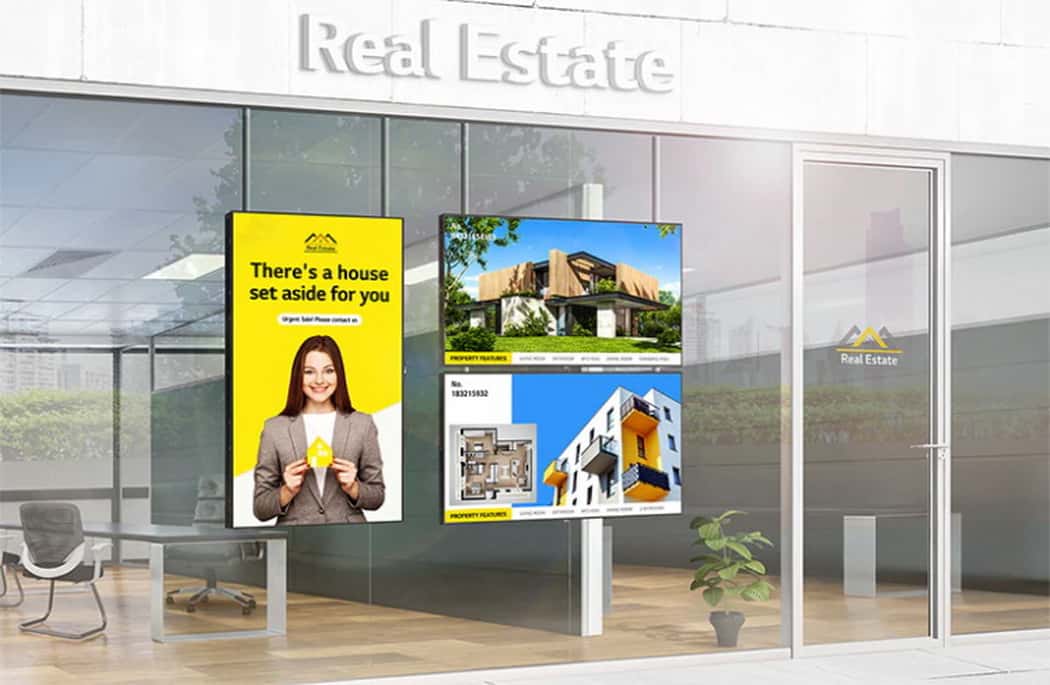 Real Estate Digital Signage to Attract Sellers