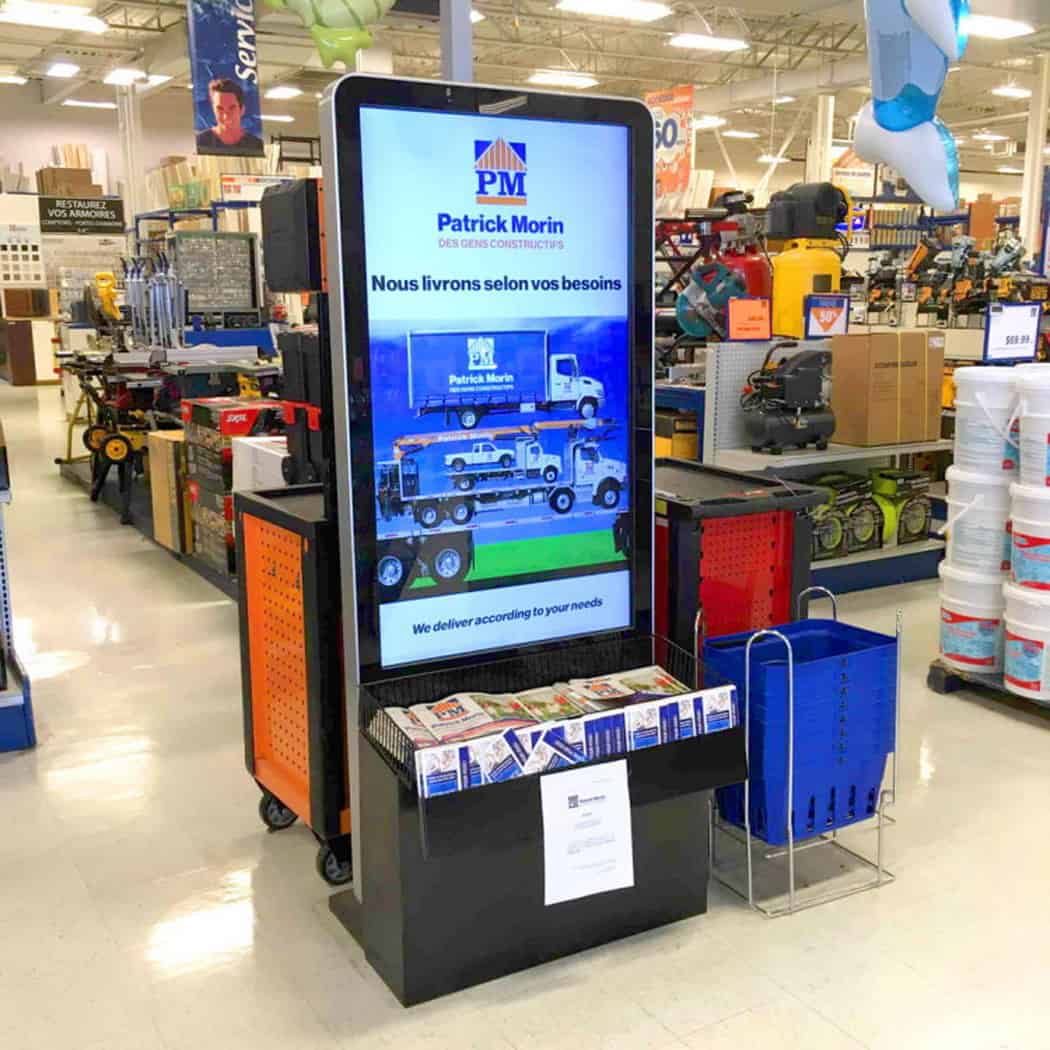 Characteristics in Digital Signage Indoor Kiosk 107 min Characteristics in Digital Signage Indoor Kiosk