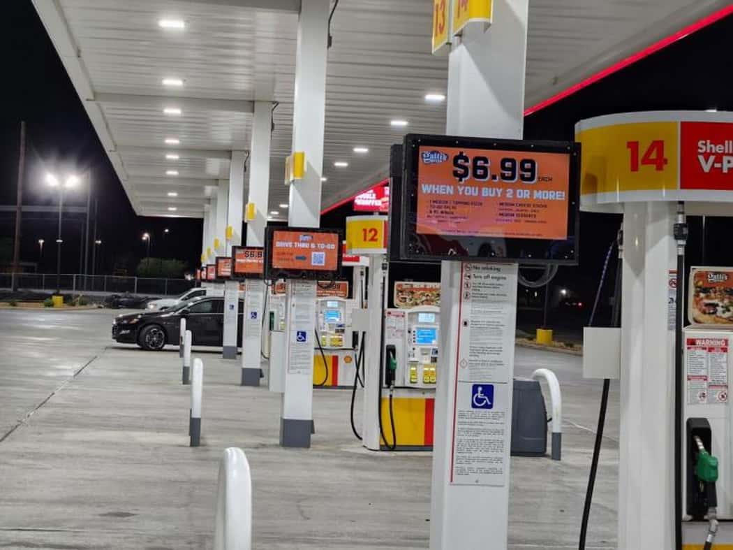 Gas Station Digital Signage 102 min Gas Station Digital Signage