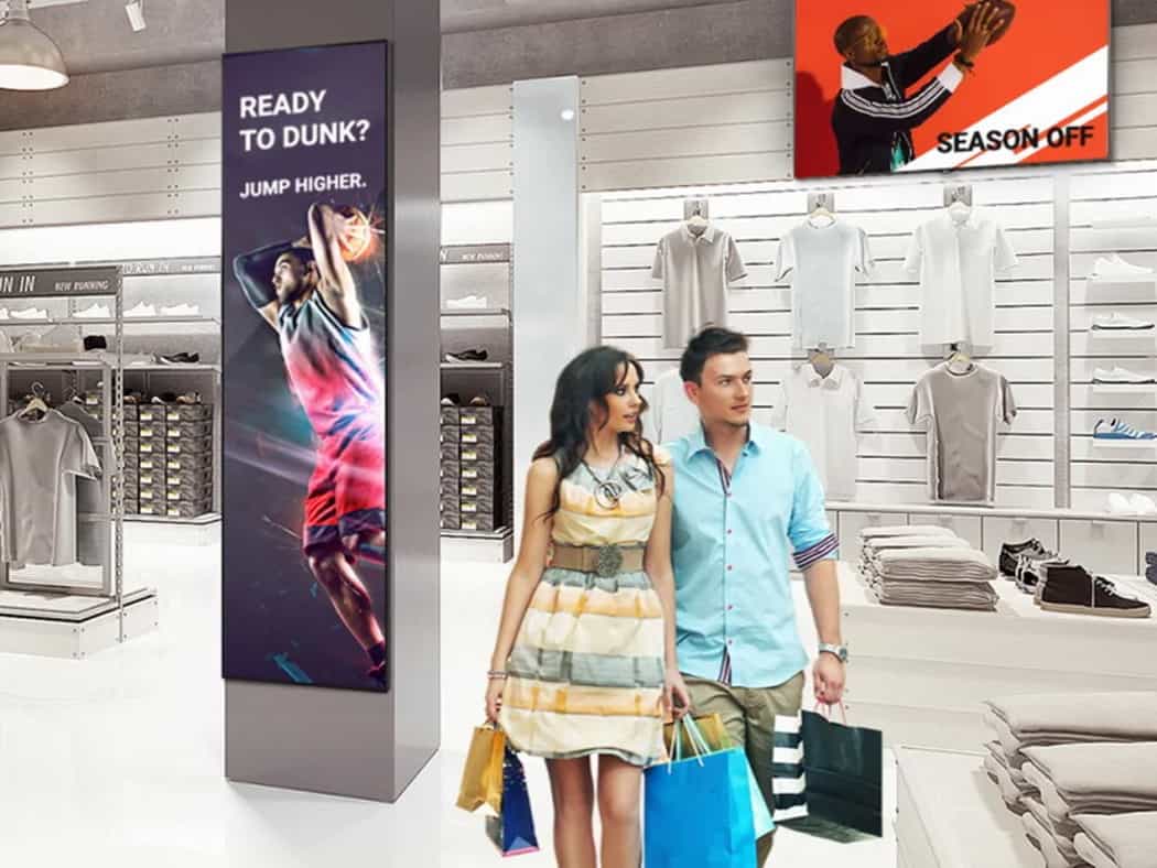 Use Digital Signage Media Player in Store 105 min Use Digital Signage Media Player in Store