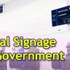Digital Signage for Government Institutions