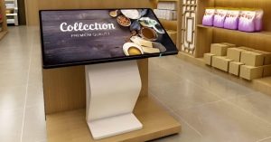 touch screen advertising display