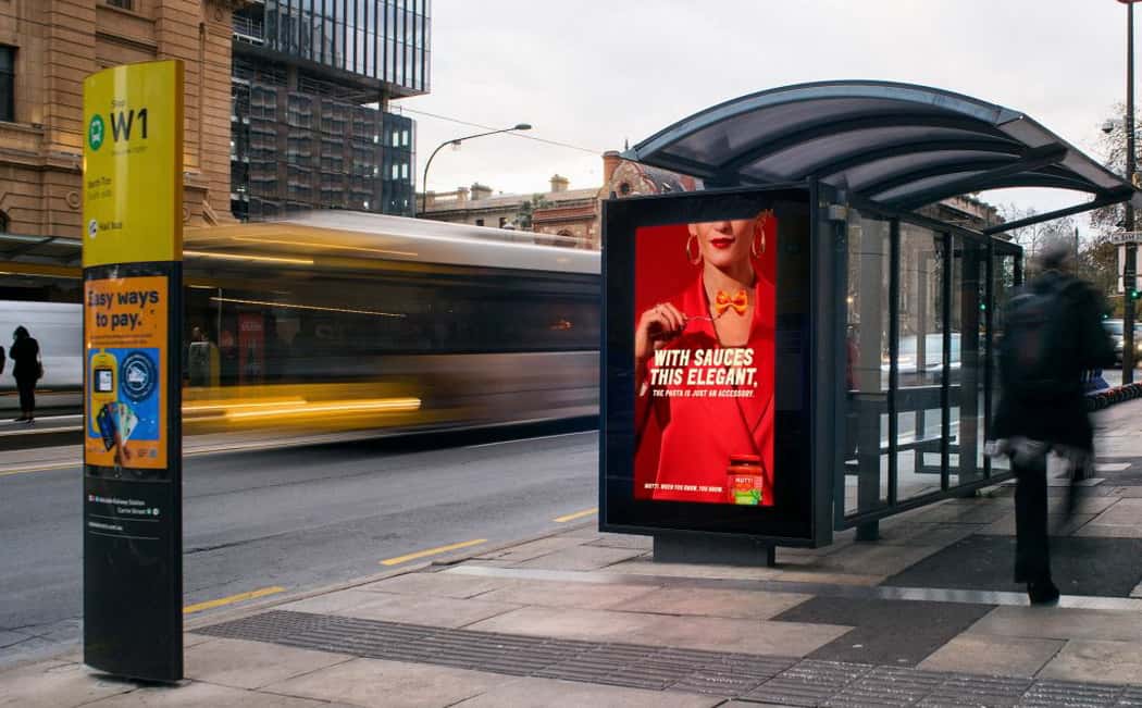 Bus Shelter Advertising Display 102 min Bus Shelter Advertising Display
