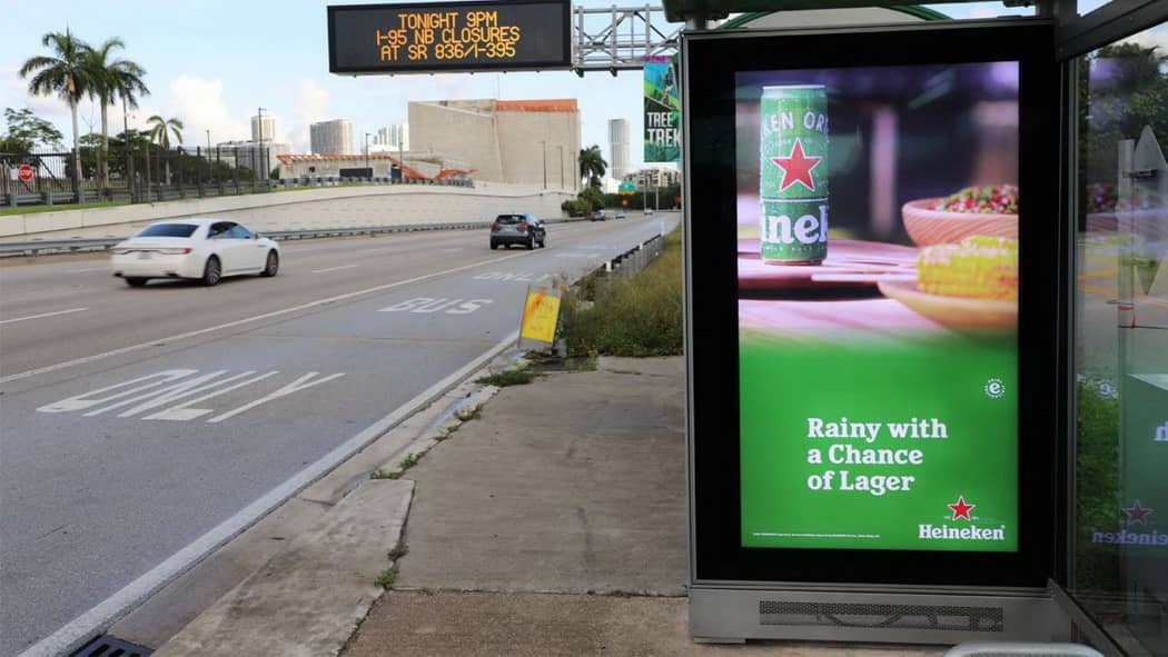 Bus Shelter Advertising Display 103 min Bus Shelter Advertising Display