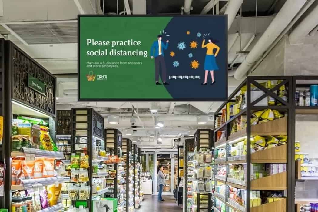 Commercial Digital Display Screens in Stores