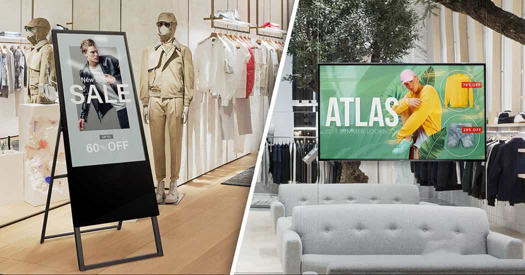 Digital signage and digital kiosk