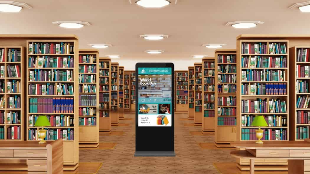 Experience with Library Interactive Displays 105 min Experience with Library Interactive Displays