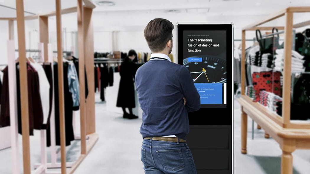 Engage and Inform with Interactive Digital Signage Kiosk