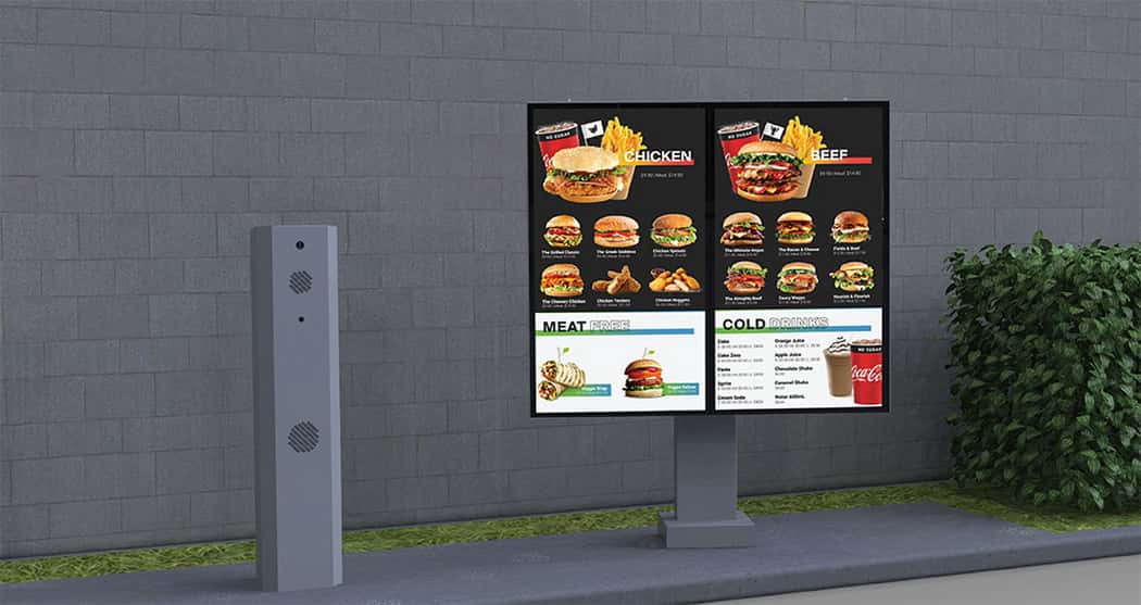 QSR invest in Outdoor drive thru menu boards