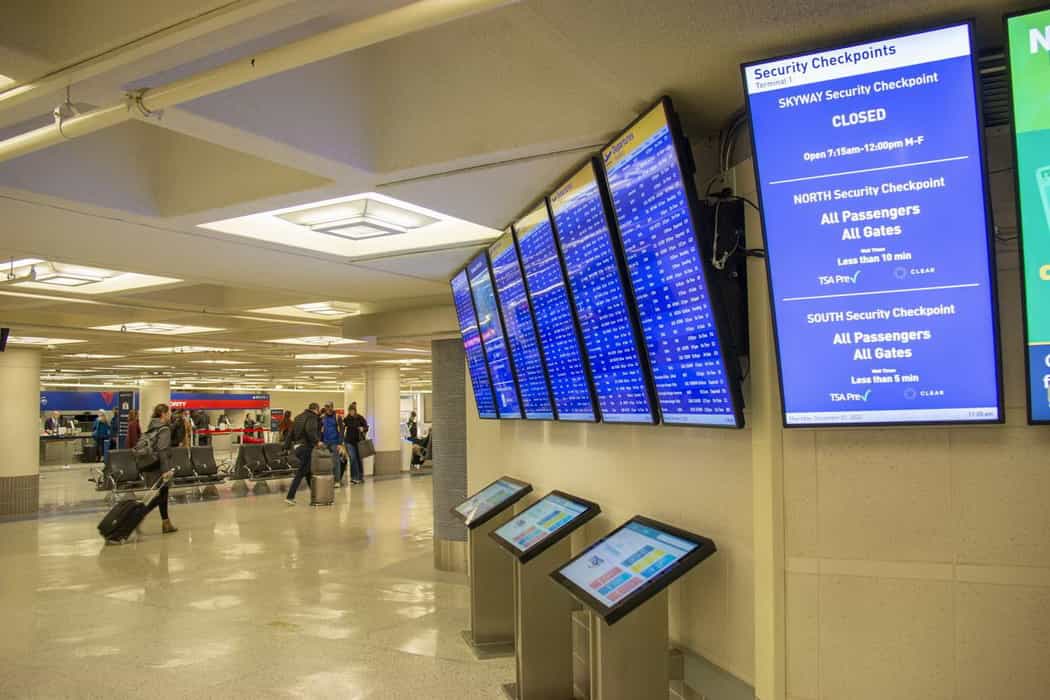 Efficiency of Airport Display Screens
