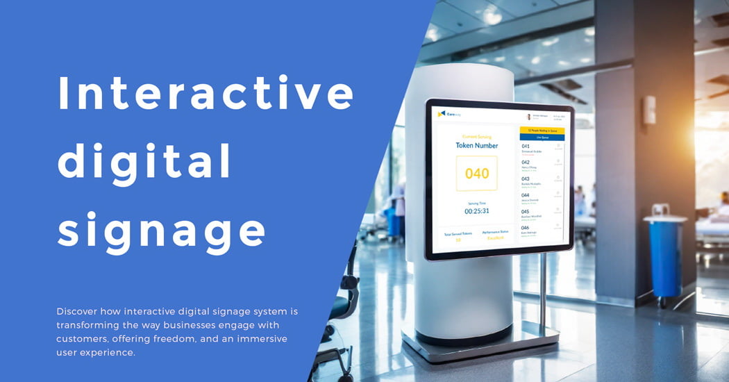 Exploring interactive digital signage system