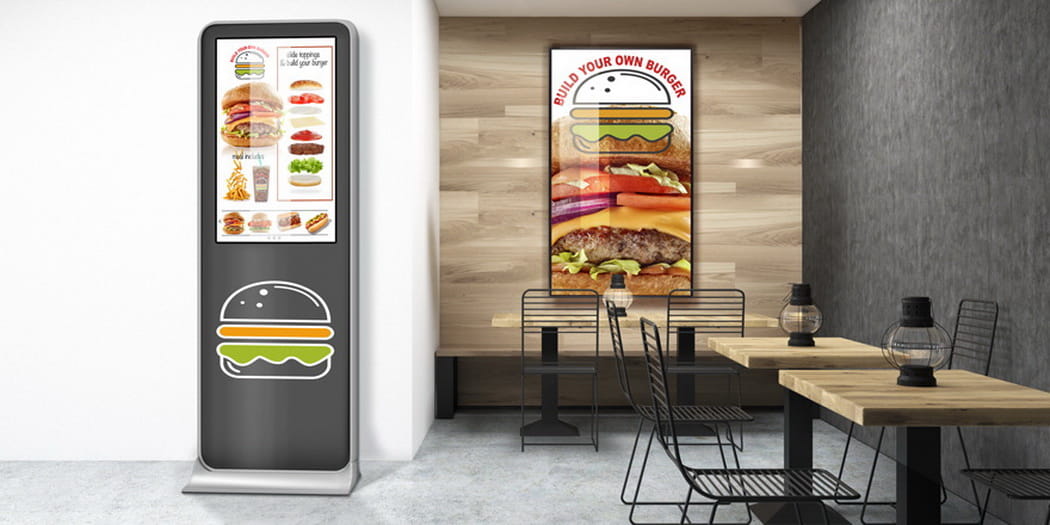 Restaurant digital signage menu board 102 min Restaurant digital signage menu board