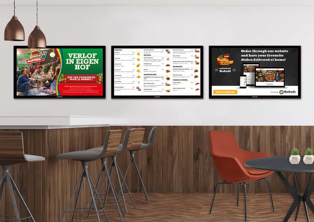 Restaurant digital signage menu board 103 min Restaurant digital signage menu board