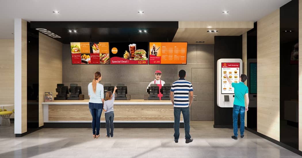 How Commercial Digital Menu Boards Increase Fast Food Sales