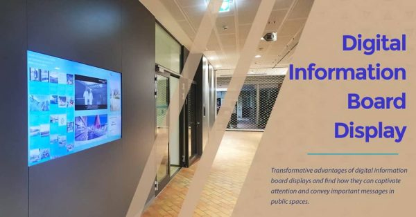 Digital Information Board Display