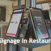 Digital Signage In Restaurants