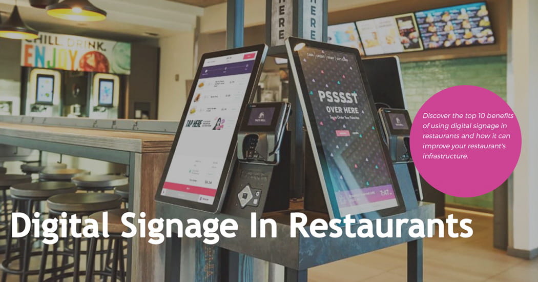 Digital Signage In Restaurants