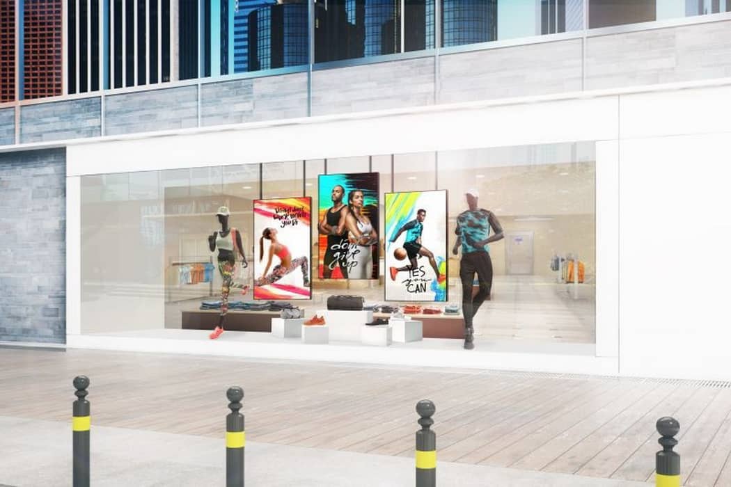 Digital signage window display 103 min Digital signage window display