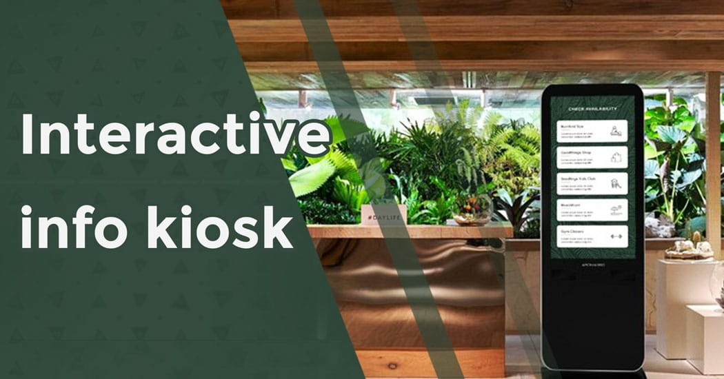 Interactive info kiosk