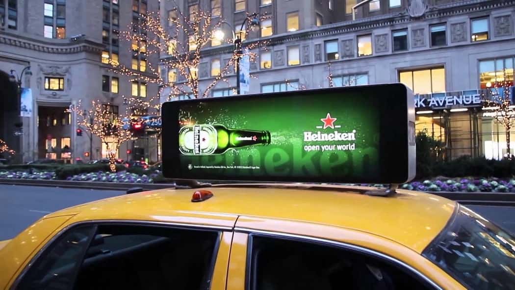 Digital taxi top displays