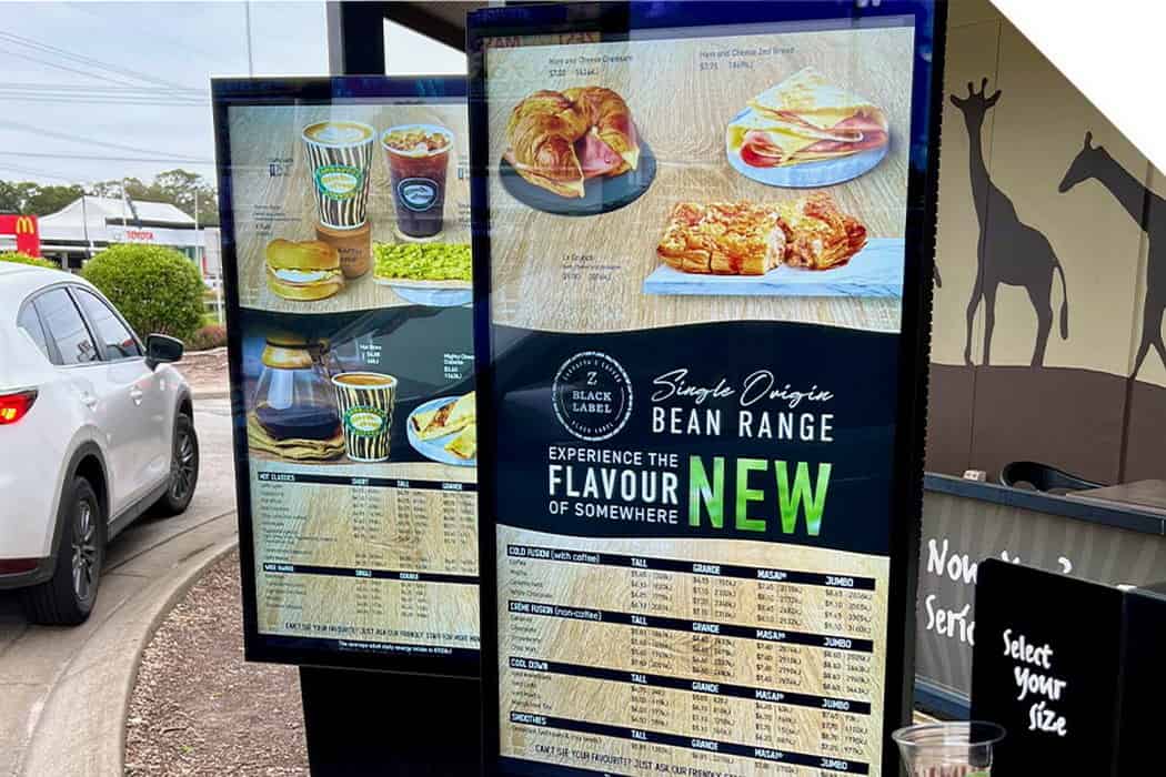 Drive-thru Digital Menu Boards