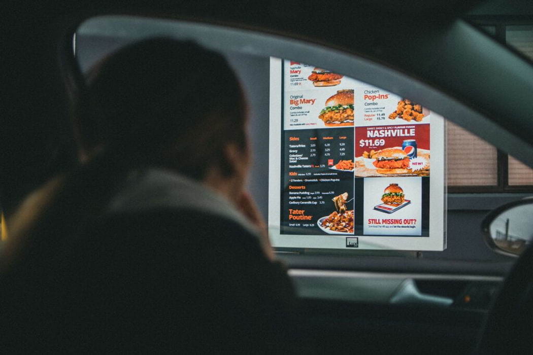 Drive-thru Digital Menu Boards