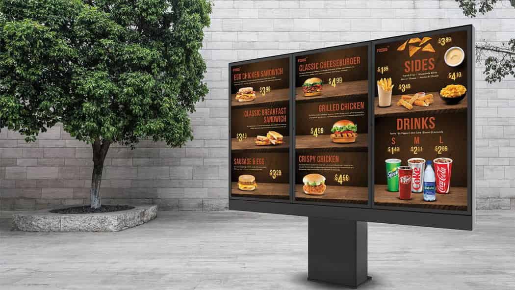 Drive-thru Digital Menu Boards