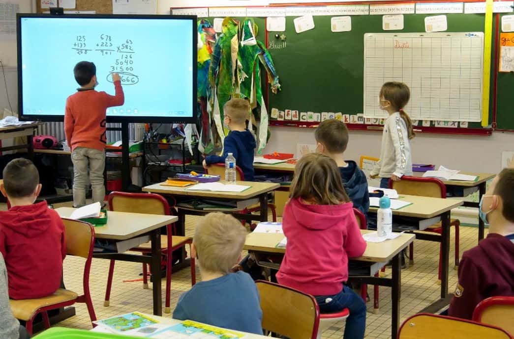 Interactive Whiteboard in Classroom
