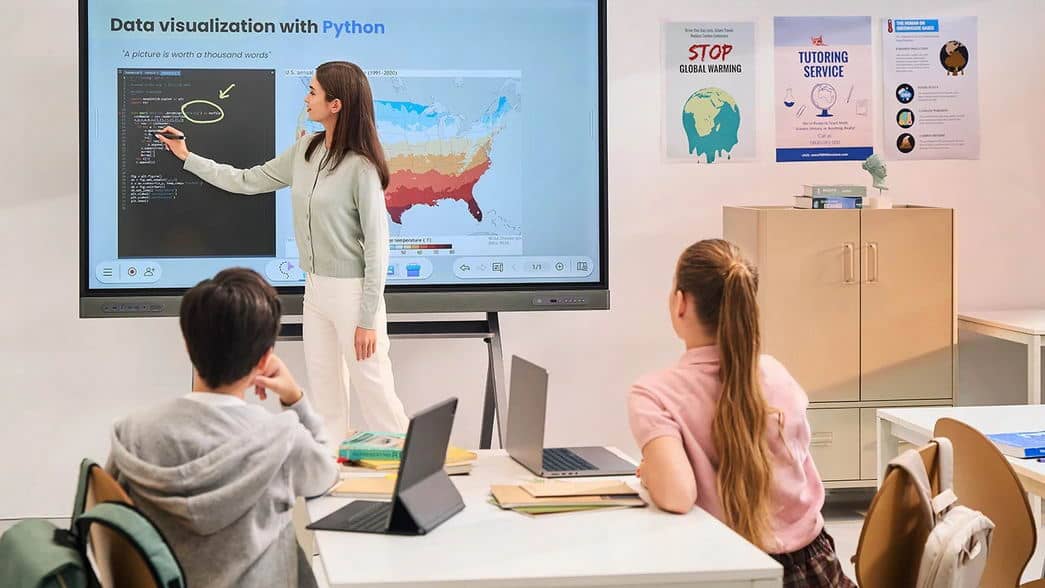 Interactive Whiteboard in Classroom