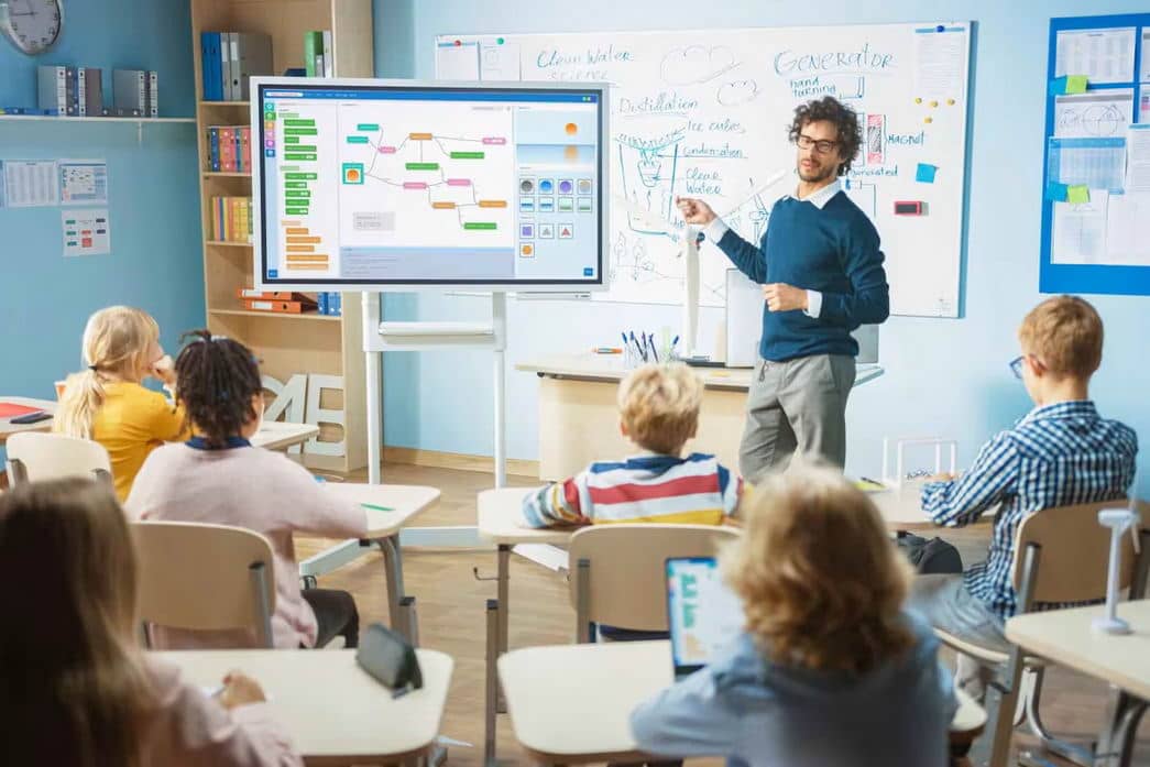 Interactive Whiteboard in Classroom
