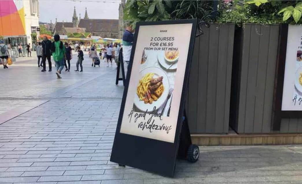Restaurant with Digital Menu Boards