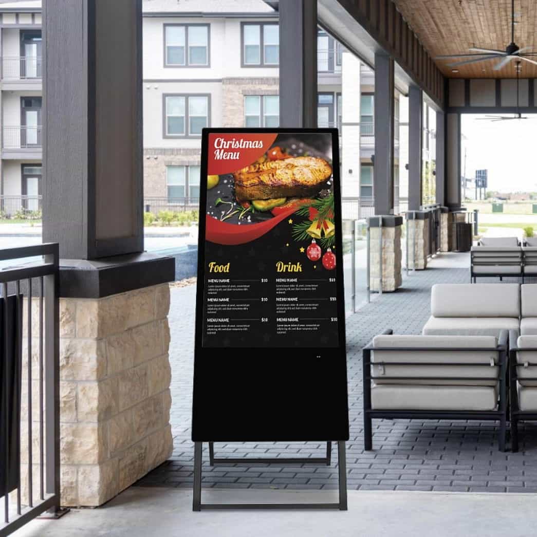 Restaurant with Digital Menu Boards