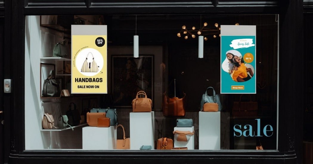 Digital shop window displays 104 min Transform Your Store with Digital Shop Window Displays