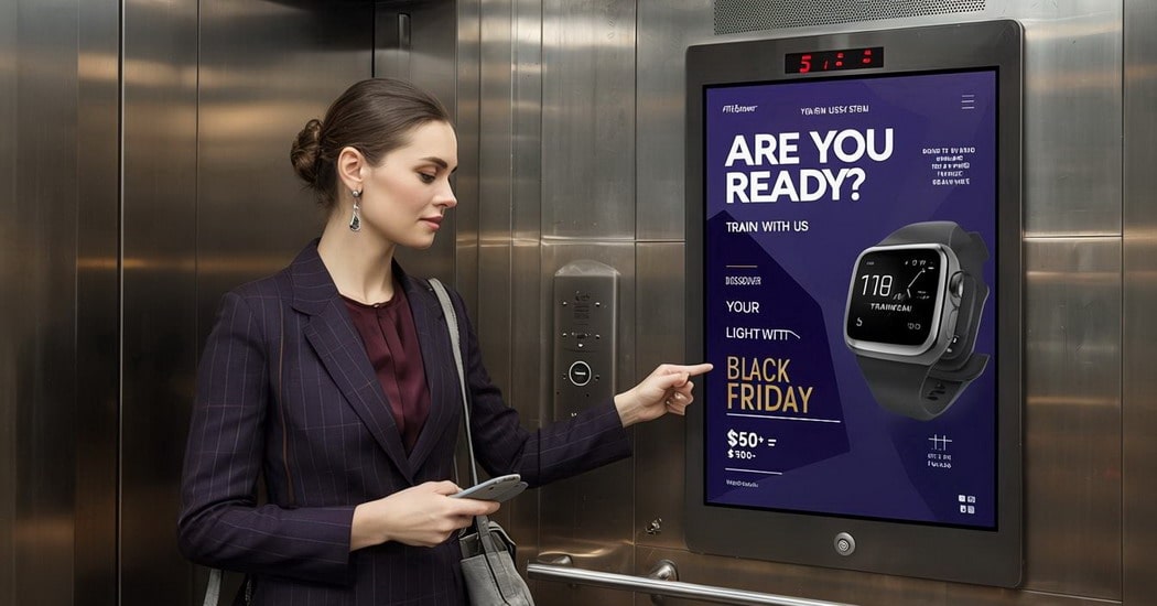 Elevator Digital Signage Displays