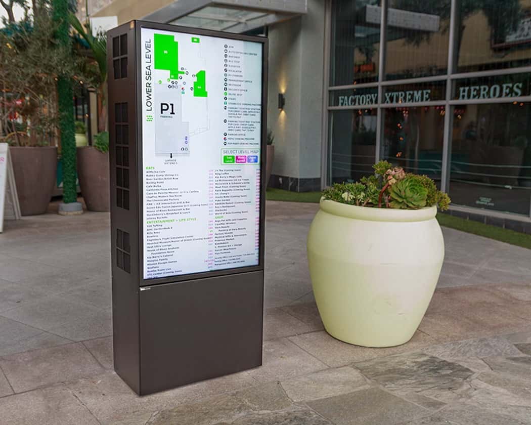 Freestanding digital wayfinding kiosks 103 min Freestanding Digital Wayfinding Kiosks