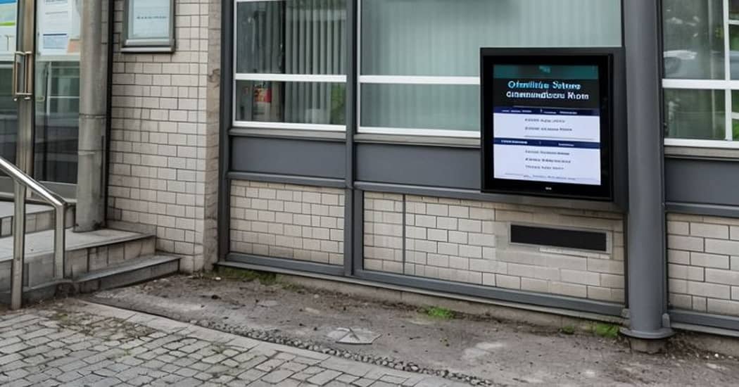 Outdoor digital advertising display screens
