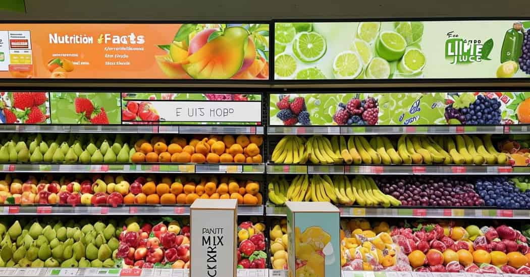 shelf edge LCD strip screens