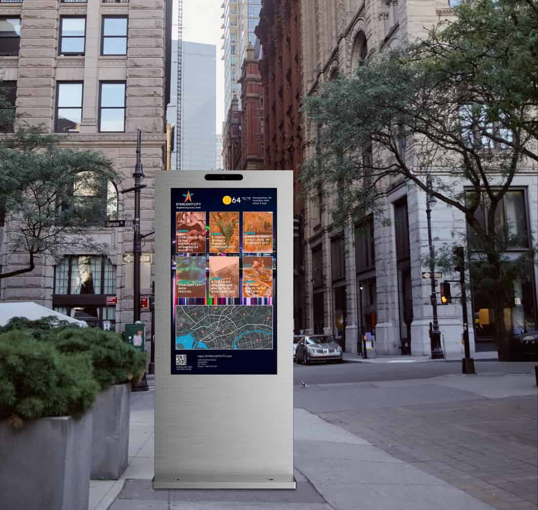 Outdoor touch screen kiosks 102 min Outdoor touch screen kiosks