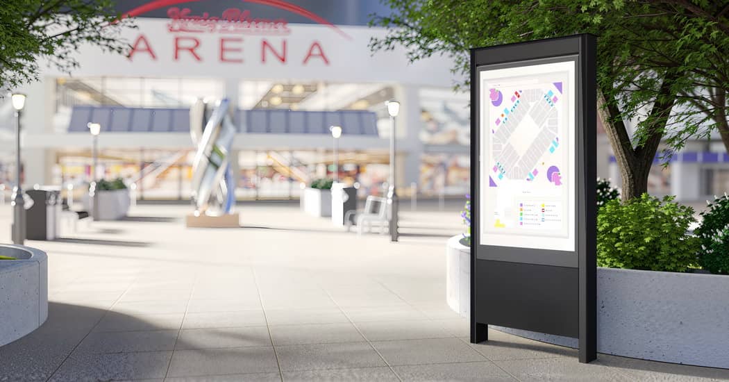 Outdoor touch screen kiosks