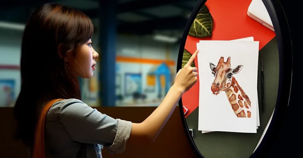 Circle LCD Digital Signage